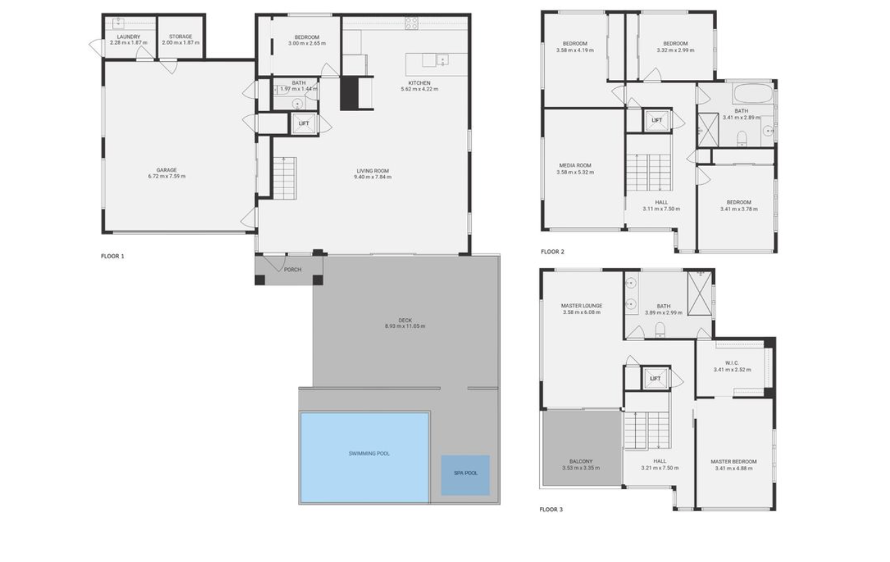 Floor plan for Lot 2, Glendowie