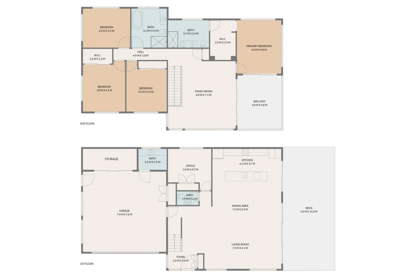 Floor plan for 298A Riddell Road, Glendowie