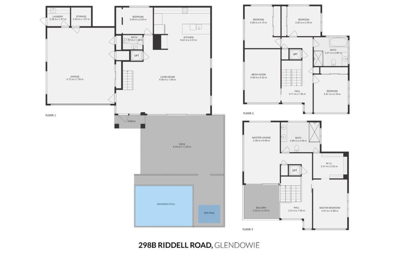 Floor plan for 298B Riddell Road, Glendowie