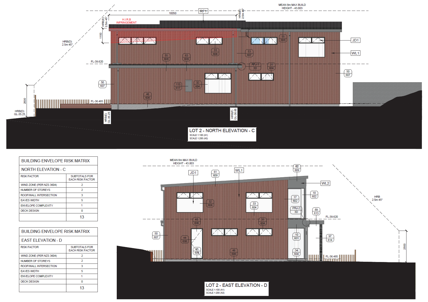 Lot 1 Riddell Road top-floor plan