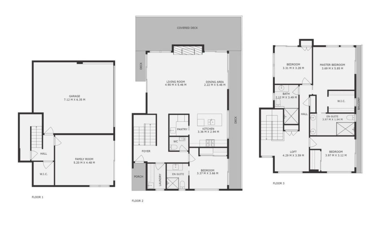Floor plan for Lot 1, Wai o Taiki Bay