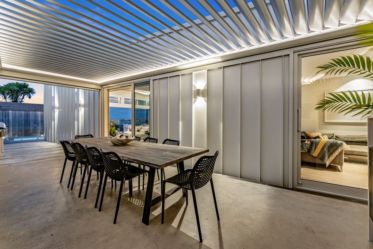 Covered patio at 330B West Tamaki Road, Wai o Taiki Bay